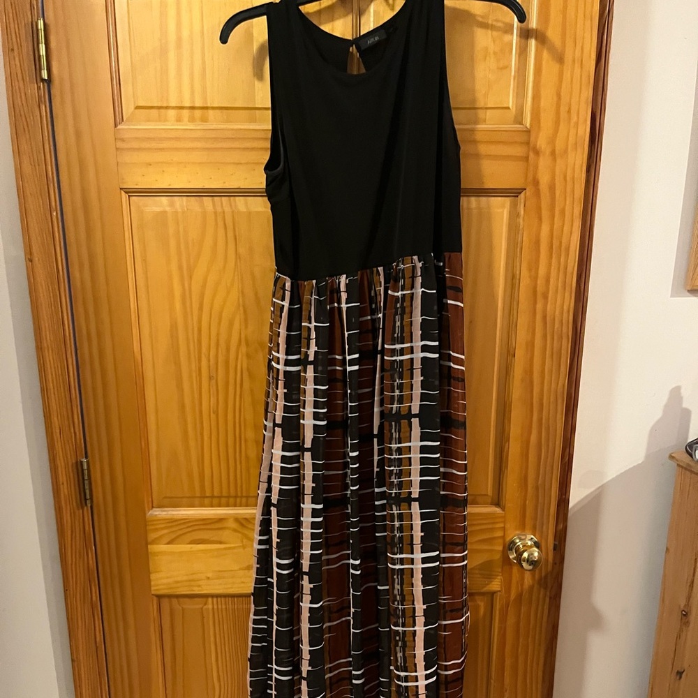 Apt. 9 Black and Brown Maxi Dress